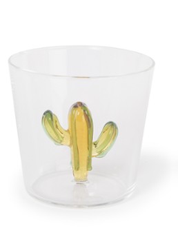 Ichendorf Milano Cactus Green-Amber waterglas 35 cl Transparant - Deal