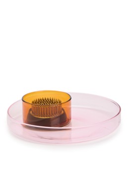 Ichendorf Milano Kenzan Ikebana schaal 15 cm 3-delig Roze - Deal