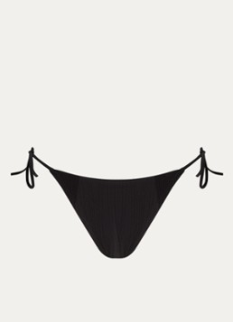 Chantelle Dames Tanga bikinislip met structuur in de kleur Zwart
