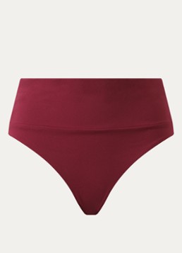 Chantelle Dames Icon high waisted bikinislip in de kleur Donkerrood