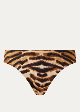 Chantelle Dames Vita bikinislip met tijgerprint in de kleur Bruin