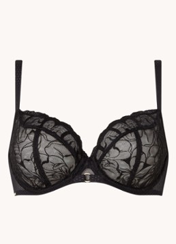 Chantelle Dames Fleurs beugel bh met kant in de kleur Zwart