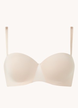 Chantelle Dames Essentials T-shirt bh met push-up en afneembare bandjes in de kleur Beige