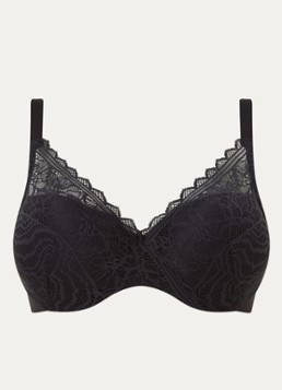 Chantelle Dames Floral Touch voorgevormde bh met overlay van kant in de kleur Zwart