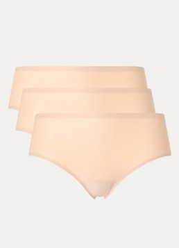 Chantelle Dames One-size-fits-all naadloze slip in 3-pack in de kleur Beige
