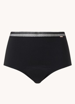 Chantelle Dames High waisted naadloos menstruatie ondergoed met kant in de kleur Zwart