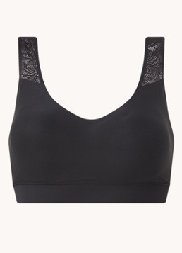 Chantelle Dames Voorgevormde bralette met kant in de kleur Zwart