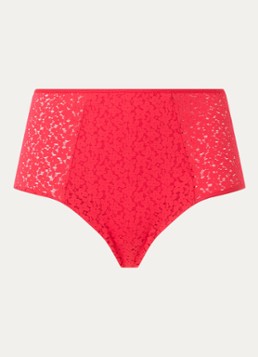Chantelle Dames High waisted slip met kant in de kleur Rood