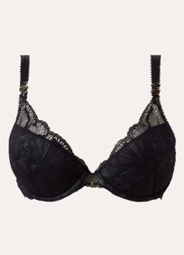 Chantelle Dames Li voorgevormde plunge bh van kant in de kleur Zwart