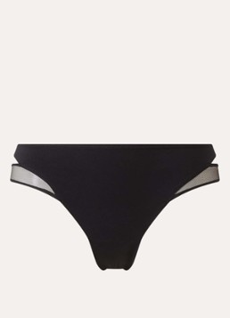 Chantelle Dames Li tanga met mesh in de kleur Zwart