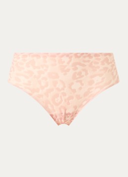 Chantelle Dames One-size-fits-all naadloze hipster met print in de kleur Abrikoos