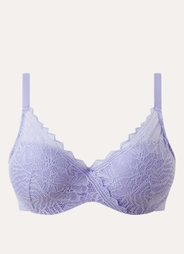 Chantelle Dames Floral Touch voorgevormde bh met overlay van kant in de kleur Lila