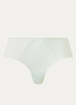 Chantelle Dames Norah shorty met kant in de kleur Lindegroen