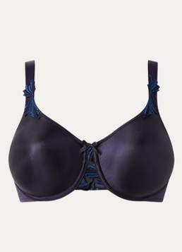 Chantelle Dames Hedona beugel bh met borduring in de kleur Donkerblauw