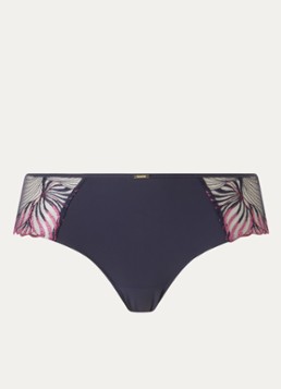 Chantelle Dames Legend shorty van mesh met borduring in de kleur Indigo