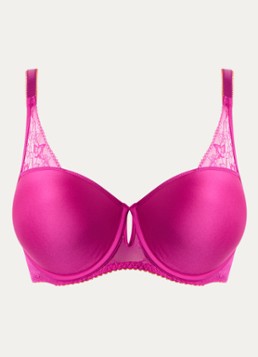 Chantelle Dames Kiss voorgevormde balconette bh met kant in de kleur Fuchsia