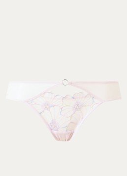 Chantelle Dames Slip met mesh en borduring in de kleur Lichtroze