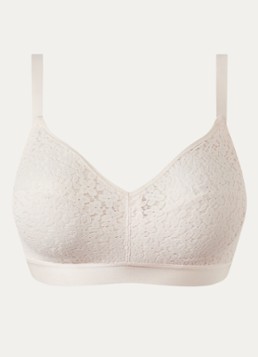 Chantelle Dames Bralette met overlay van kant in de kleur Gebroken wit