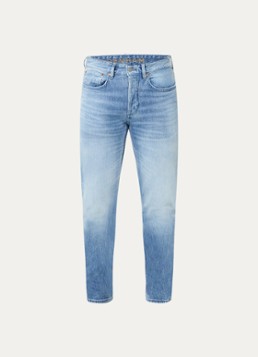 Denham Heren Razor slim fit jeans met medium wassing in de kleur Indigo, maat: 30/32