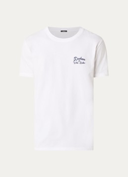 Denham Heren T-shirt bam front- en backprint in de kleur Wit, maat: XL