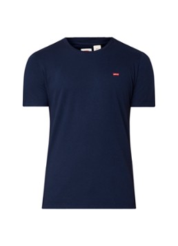 Levi's Heren Original T-shirt van katoen met logo in de kleur Donkerblauw