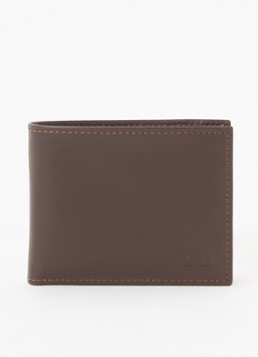 Levi's Heren Bifold portemonnee van leer in de kleur Naturel