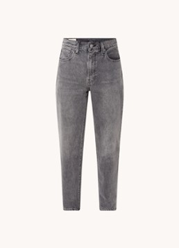 Levi's Heren 568 loose fit jeans met gekleurde wassing in de kleur Grijs