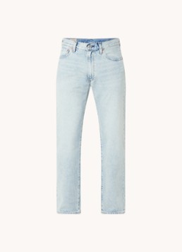 Levi's Heren Straight leg jeans met lichte wassing in de kleur Indigo