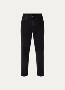 Levi's Heren 568 loose fit jeans met gekleurde wassing in de kleur Zwart