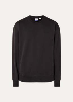 Levi's Heren Authentic sweater met logoborduring in de kleur Zwart