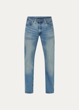 Levi's Heren 1954 501 straight leg jeans van katoen met medium wassing in de kleur Indigo