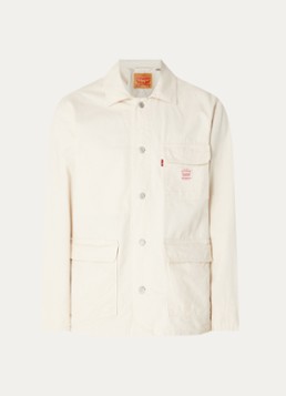 Levi's Heren Overshirt met opgestikte zakken in de kleur Creme