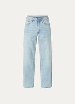 Levi's Heren Straight leg jeans met steekzakken in de kleur Indigo