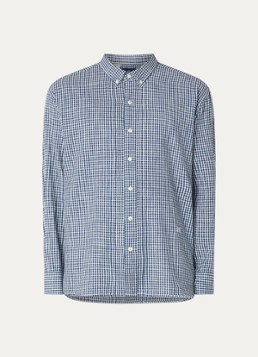 Levi's Heren Regular fit overhemd met ruitdessin in de kleur Donkerblauw