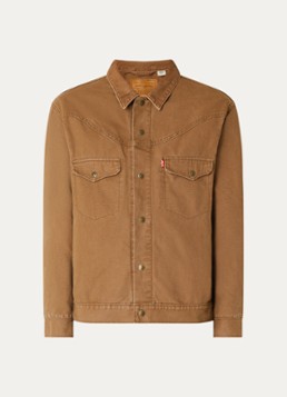 Levi's Heren Bison spijkerjas met borstzakken in de kleur Bruin