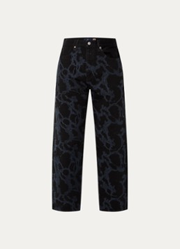 Levi's Heren Loose fit jeans met gekleurde wassing en borduring in de kleur Zwart