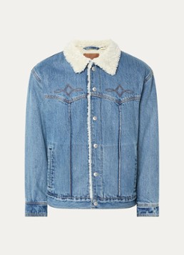 Levi's Heren Spijkerjas met teddy voering en steekzakken in de kleur Indigo