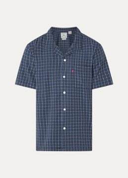 Levi's Heren Regular fit overhemd met grafische print in de kleur Indigo