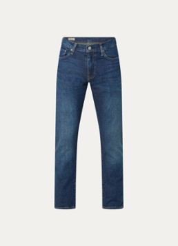Levi's Heren 512 slim fit jeans met donkere wassing in de kleur Indigo