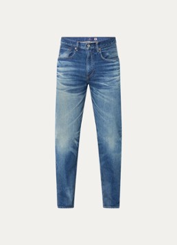 Levi's Heren 505 slim fit jeans met medium wassing in de kleur Indigo