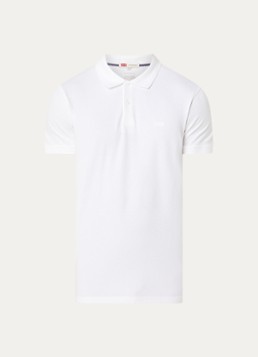 Levi's Heren Regular fit polo met logo in de kleur Wit
