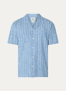 Levi's Heren regular fit overhemd met print in de kleur Lichtblauw