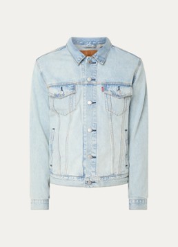 Levi's Heren The Trucker spijkerjas met borstzakken in de kleur Indigo