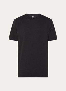 Levi's Heren T-shirt met ronde hals in de kleur Zwart