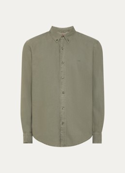 Levi's Heren Regular fit overhemd met logo in de kleur Legergroen
