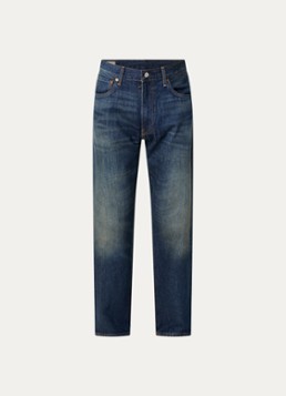 Levi's Heren 555 straight leg jeans met donkere wassing in de kleur Indigo