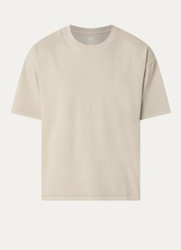 Levi's Heren T-shirt met verwassen afwerking in de kleur Beige
