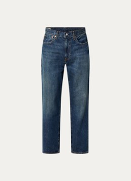 Levi's Heren 568 loose fit jeans met donkere wassing en steekzakken in de kleur Indigo