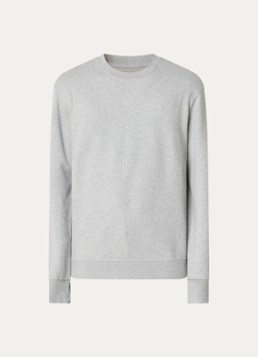 Levi's Heren The Original sweater met gemêleerd dessin en logoborduring in de kleur Grijsmele