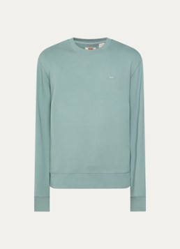 Levi's Heren The Original sweater met logoborduring in de kleur Blauwgrijs